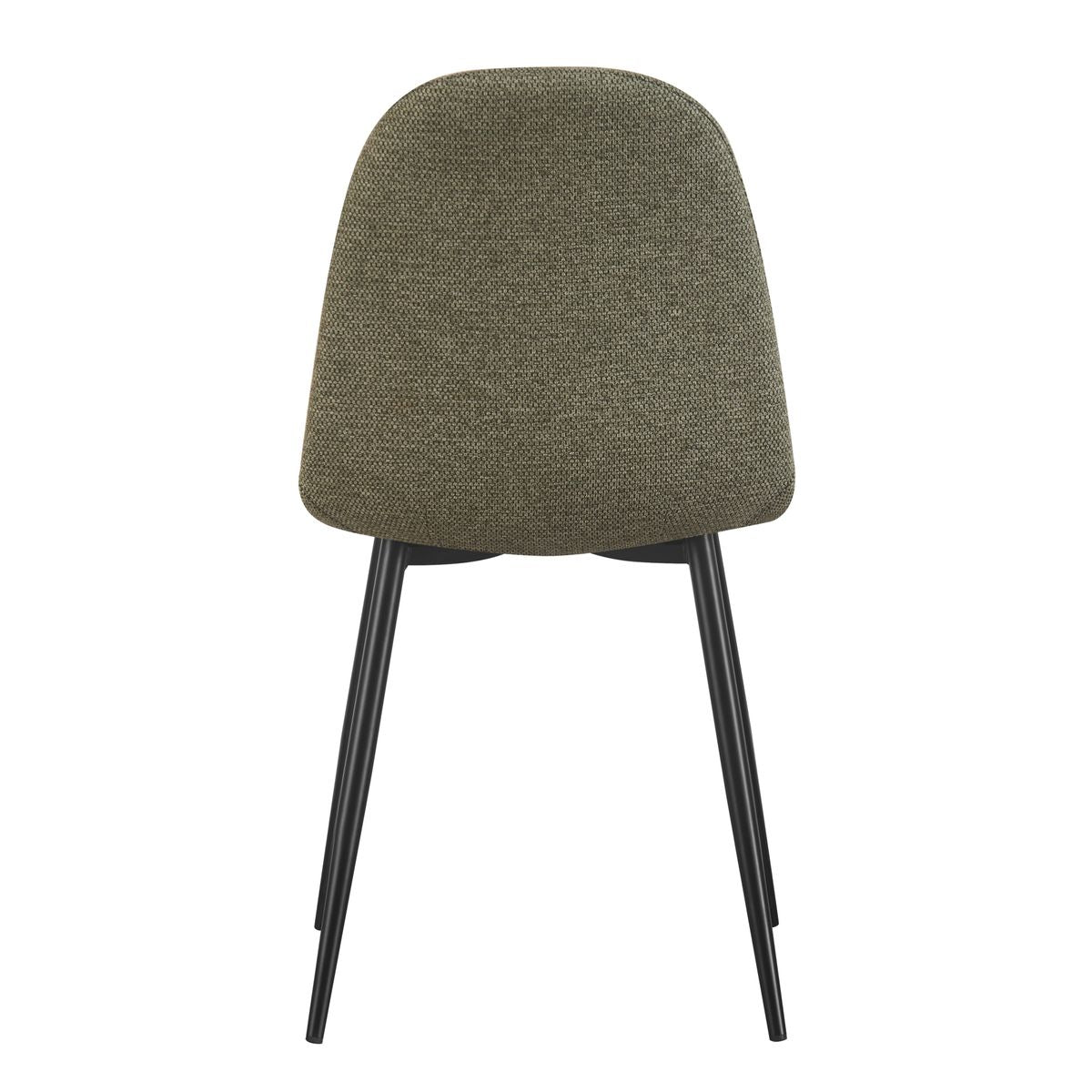 Chaise Yuko tissu Vert foncé