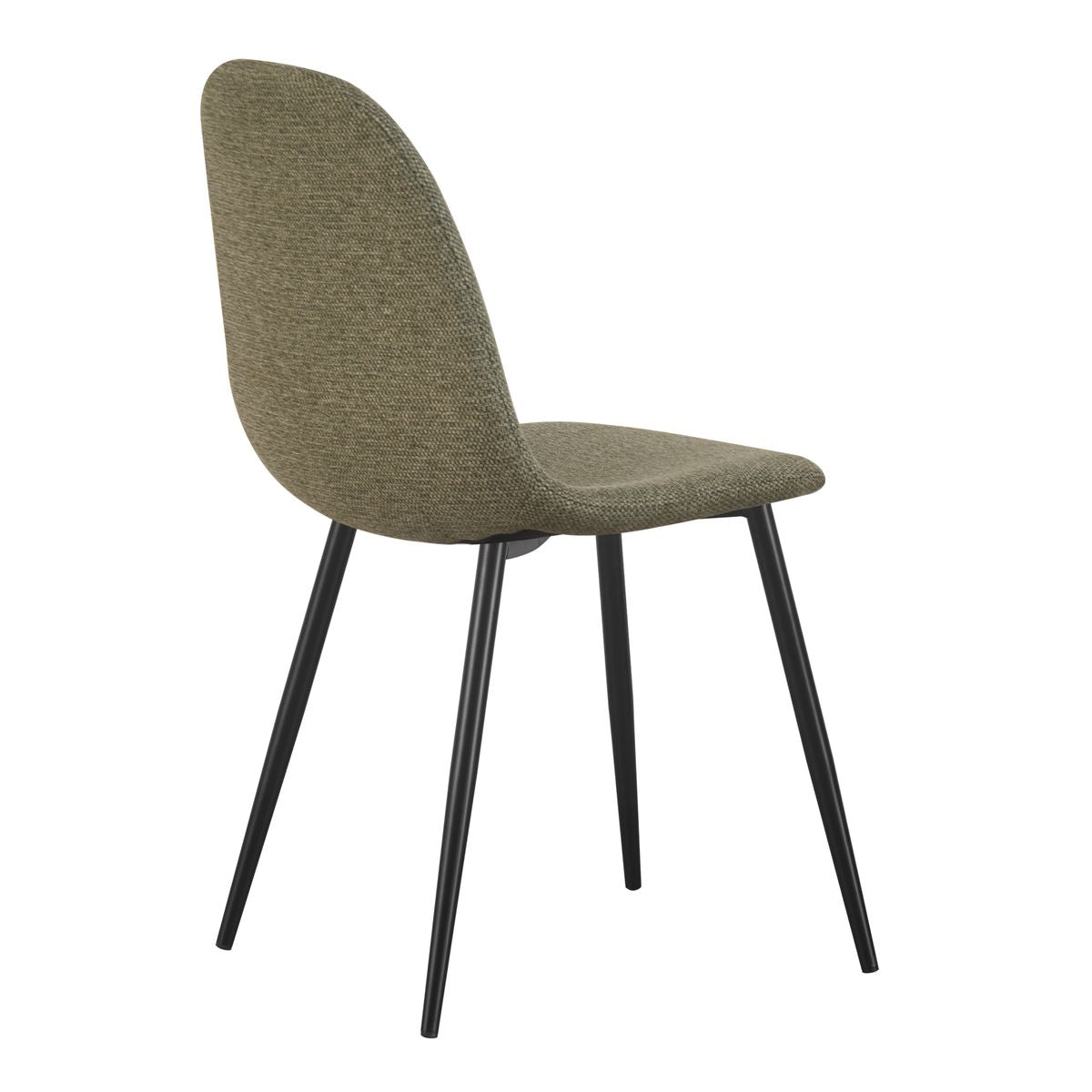 Chaise Yuko tissu Vert foncé