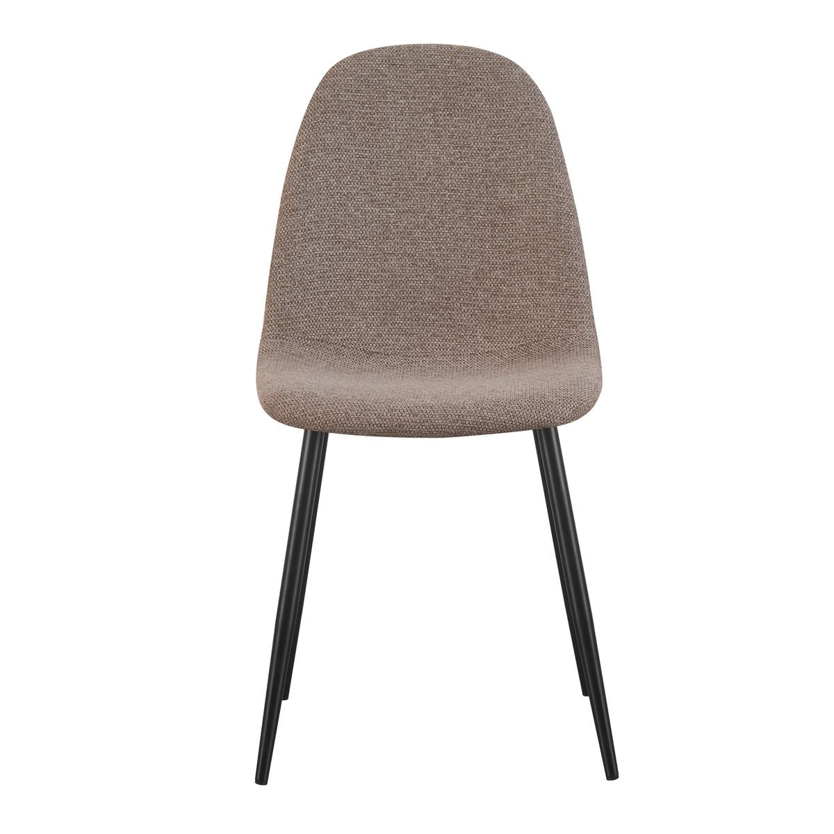 Chaise Yuko tissu Taupe