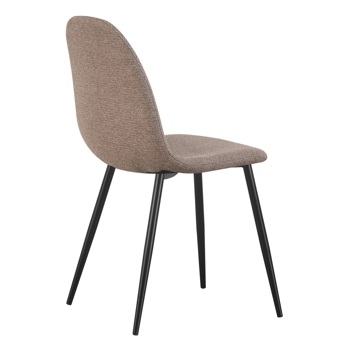 Chaise Yuko tissu Taupe