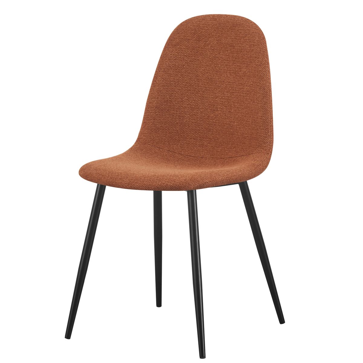 Chaise Yuko tissu Caramel