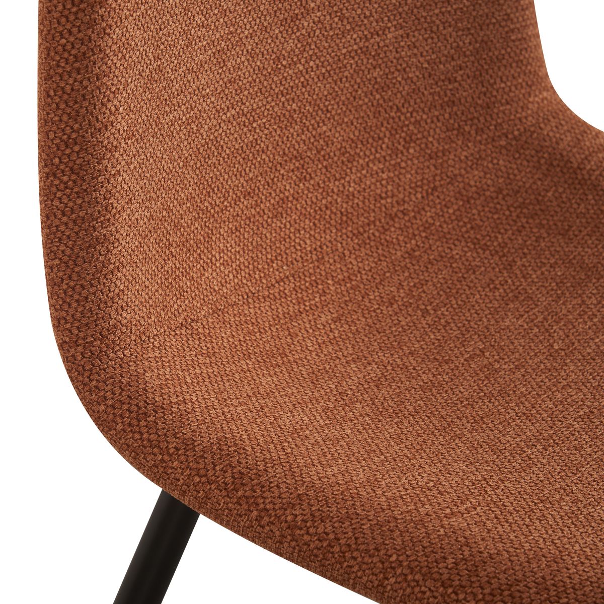 Chaise Yuko tissu Caramel